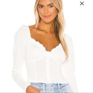 NWT free people ladybug top